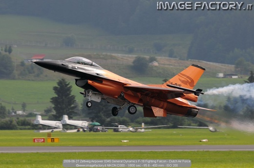 2009-06-27 Zeltweg Airpower 0345 General Dynamics F-16 Fighting Falcon - Dutch Air Force